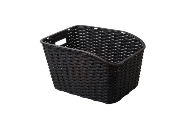 Műanyag Fix Rögzítésű Hátsó Kosár - fekete
