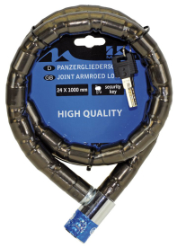 ADR Görgős Kerékpár Zár - fekete