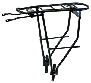Alu Kerékpár Csomagtartó 24-29 - fekete
