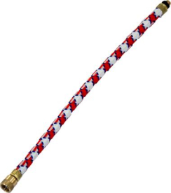 Kerékpár Pumpatömlő Autószelephez 6mm-es Menettel - piros - fehér