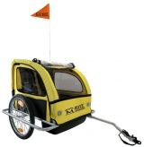 M-Wave Kerékpáros Gyerekszállító Utánfutó - sárga