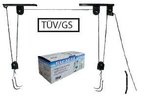 Kerékpártároló Plafonra