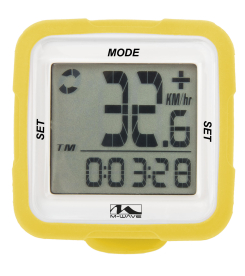 M-Wave 14  Kerékpár Computer - sárga