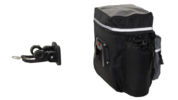 M-Wave Utrecht Travel Kerékpár Kormánytáska - fekete