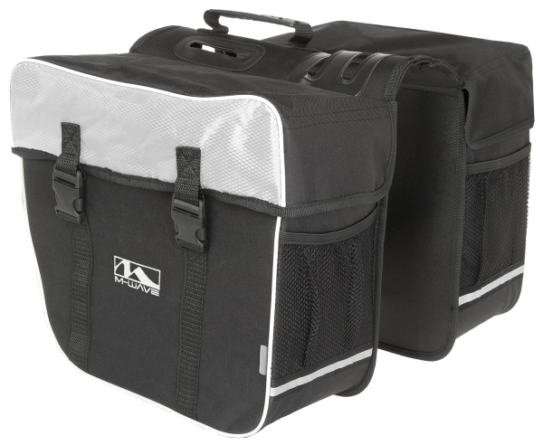 M-Wave Amsterdam Kerékpár Túratáska - fekete - piros