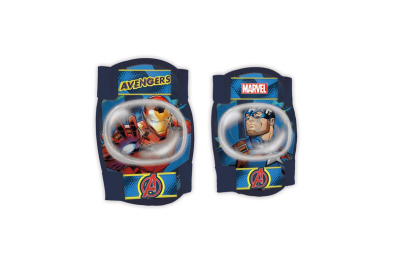 Marvel Bosszúállók Gyerek Kerékpáros Térd- És Könyökvédő - kék