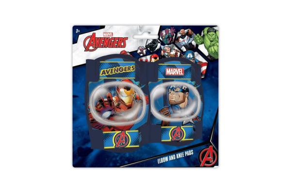 Marvel Bosszúállók Gyerek Kerékpáros Térd- És Könyökvédő - kék