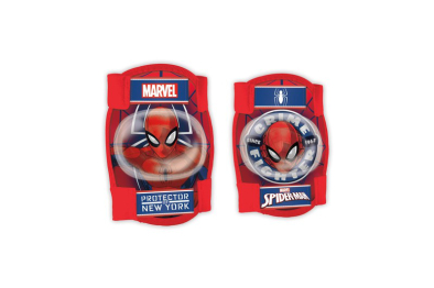 Marvel Pókember Gyerek Kerékpáros Térd- És Könyökvédő - piros