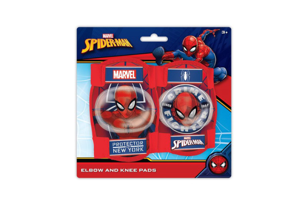Marvel Pókember Gyerek Kerékpáros Térd- És Könyökvédő - piros