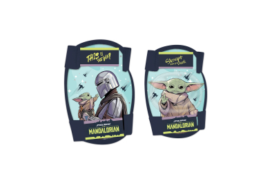 Disney Star Wars Mandalori Gyerek Kerékpáros Térd és Könyökvédő - kék
