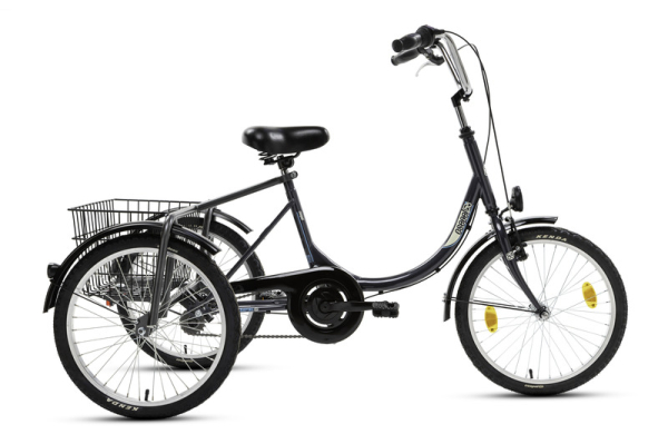 Csepel Camping N3 3 Kerekü Városi Kerékpár - szürke