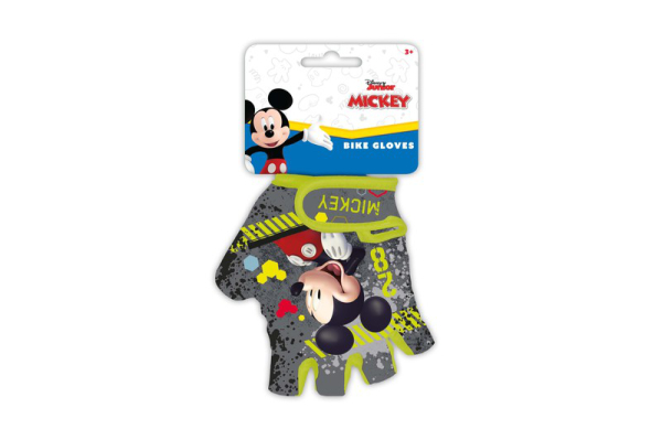 Disney Mickey Egér Kerékpáros Gyerek Kesztyű - sárga