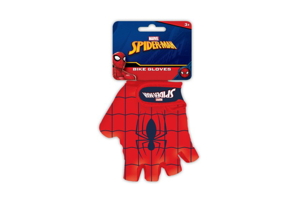 Marvel Pókember Kerékpáros Gyerek Kesztyű - piros