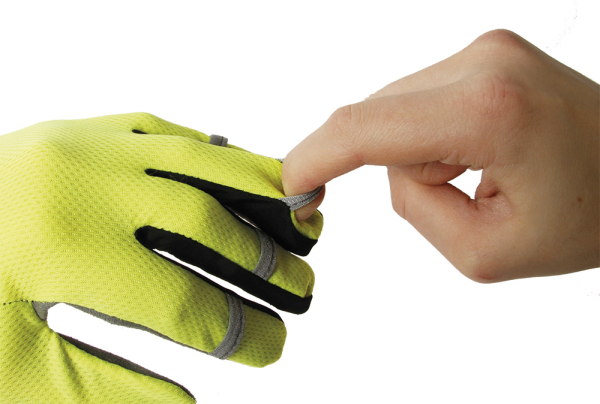 M-Wave Neon Érintőképernyő Kompatibilis Kerékpáros Kesztyű