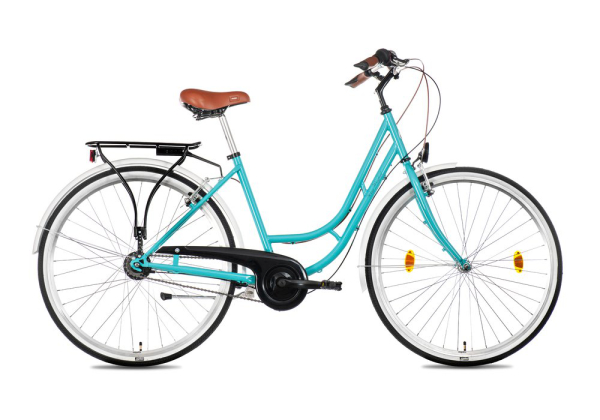 Csepel Weiss Manfréd 200 28" N7 Női Városi Kerékpár - kék