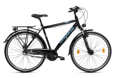 Csepel Spring 100 28 N3 Városi Kerékpár - fekete