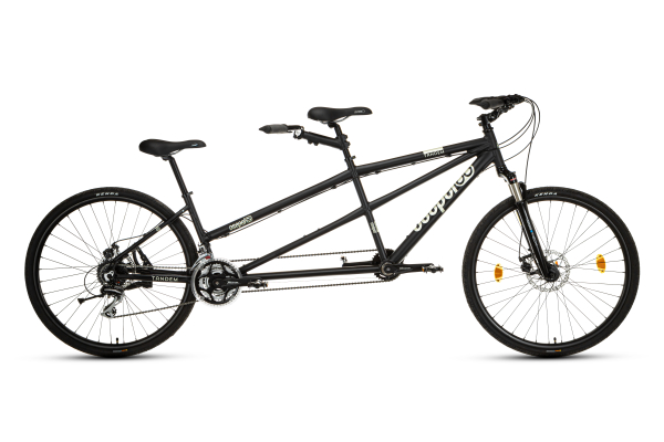 Csepel Alu 28" Tandem Kerékpár - fekete