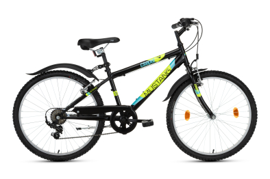 Csepel Mustang 24  6sp Gyerek Kerékpár - fekete