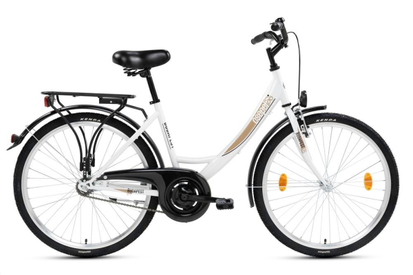 Csepel Budapest A 26" GR 1sp Női Városi Kerékpár - fehér