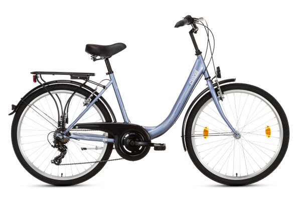 Csepel Budapest B 26" 7sp Női Városi Kerékpár - kék