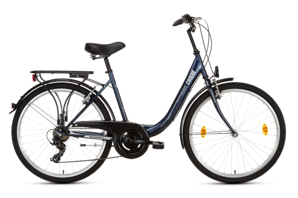 Csepel Budapest B 26" 7sp Női Városi Kerékpár - kék