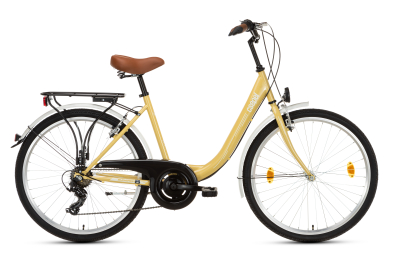 Csepel Budapest B 26 7sp Női Városi Kerékpár - barna