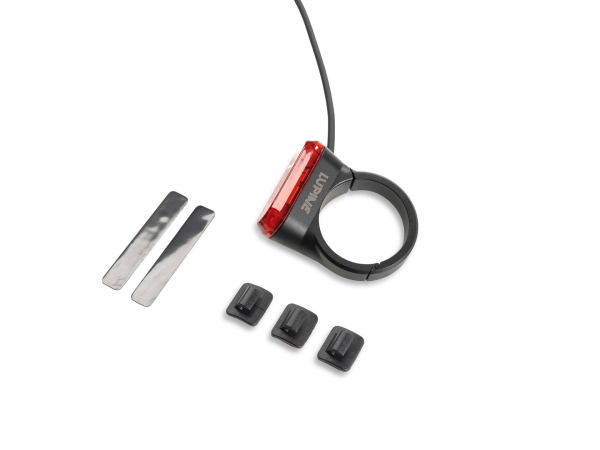 Lupine C14 SP Hátsó Lámpa Elektromos Kerékpárokra Nyeregcsőre Rakható 30,9/31,6mm