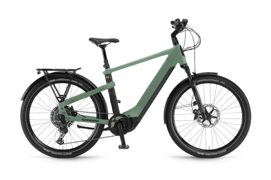 Winora Yakun 12 Unisex I750W Elektromos Trekking Kerékpár - zöld