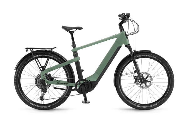 Winora Yakun 12 Unisex I750W Elektromos Trekking Kerékpár - zöld