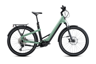 Winora Yakun 12 Low Step I750W Elektromos Trekking Kerékpár - zöld