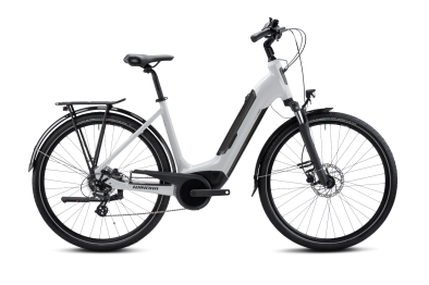 Winora Tria 7 Eco Wave I400W Elektromos Trekking Kerékpár - fehér