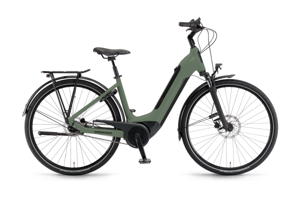 Winora Tria N8 Eco Wave I400W Elektromos Trekking Kerékpár - piros