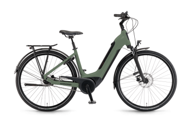 Winora Tria N8 Eco Wave I400W Elektromos Trekking Kerékpár - piros