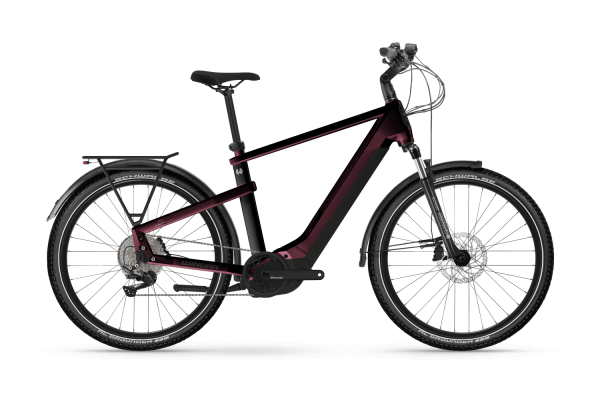 Winora Yakun X10E 625W Elektromos Trekking Kerékpár - piros