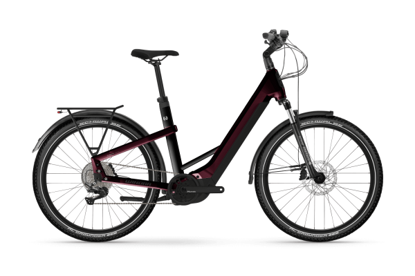 Winora Yakun X10E Low 625W Elektromos Trekking Kerékpár - piros