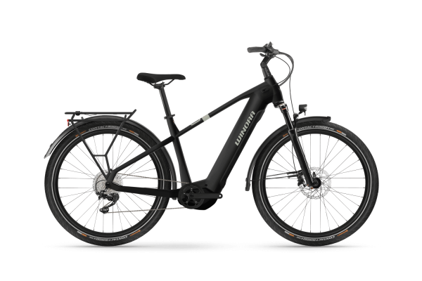 Winora Yucatan X10 High 630W Elektromos Trekking Kerékpár - fekete