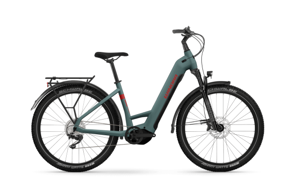 Winora Yucatan X12 Low 750W Elektromos Trekking Kerékpár - kék