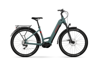 Winora Yucatan X12 Low 750W Elektromos Trekking Kerékpár - kék