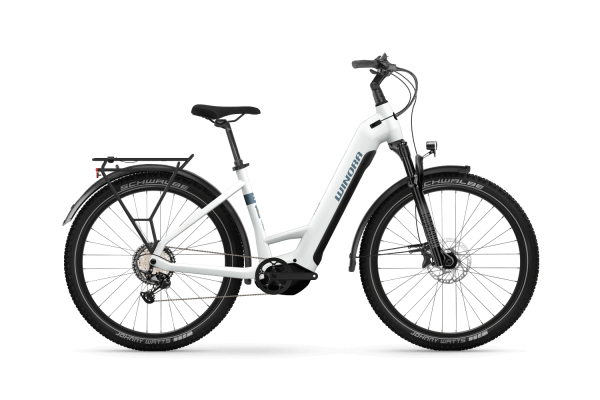 Winora Yucatan X12 Pro Low 750W Elektromos Trekking Kerékpár - fehér