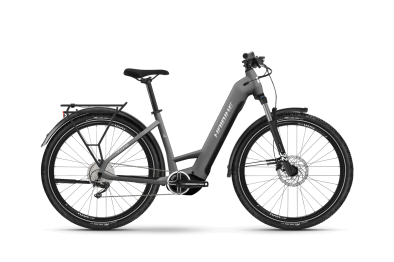 Haibike Trekking 4 Low I720W Elektromos Trekking Kerékpár - ezüst