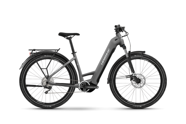 Haibike Trekking 4 Low I720W Elektromos Trekking Kerékpár - ezüst