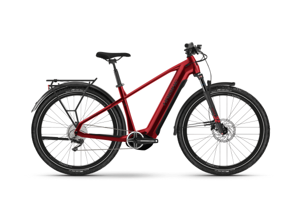 Haibike Trekking 5 High I720W Elektromos Trekking Kerékpár - piros