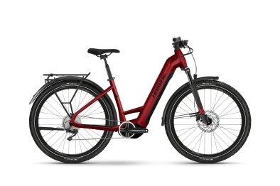 Haibike Trekking 5 Low I720W Elektromos Trekking Kerékpár - piros