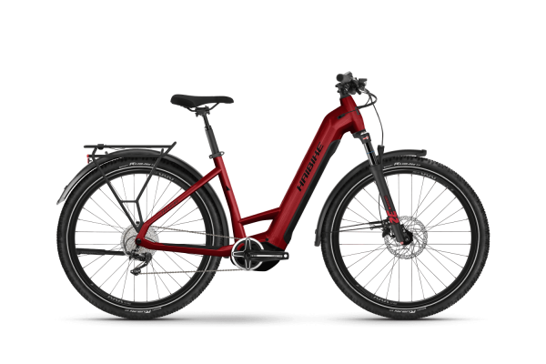 Haibike Trekking 5 Low I720W Elektromos Trekking Kerékpár - piros