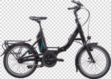 Hercules Rob Fold R7 400Wh Összecsukható Elektromos Városi Kerékpár - fekete