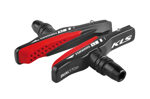 KLS Dualstop Cartridge V-Fékpofa - fekete - piros