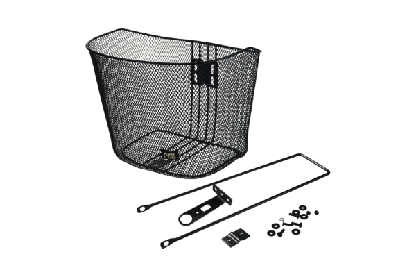 KLS City  Fix Rögzítésű Kerékpár Első Kosár - fekete