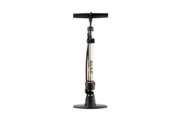 KLS Magnum Kerékpár Műhelypumpa Nyomásmérővel - ezüst