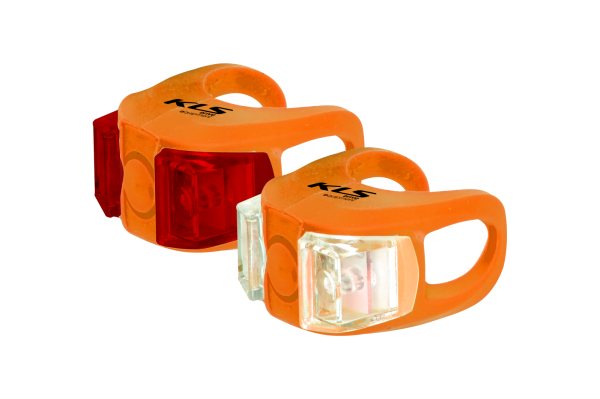 KLS Twins Kerékpár Lámpaszett - narancssárga