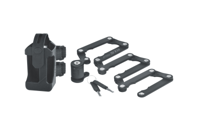 KLS Fold Hajtogatós Kerékpár Zár - fekete